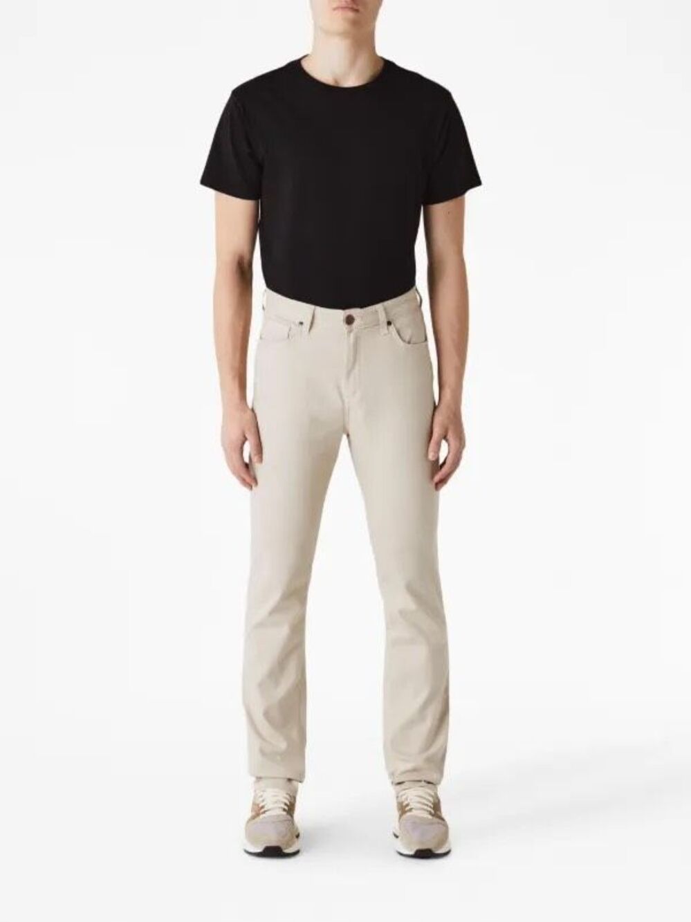 MONFRÈRE Brando Parisian mid-rise straight-leg Khaki Sz 31 jeans